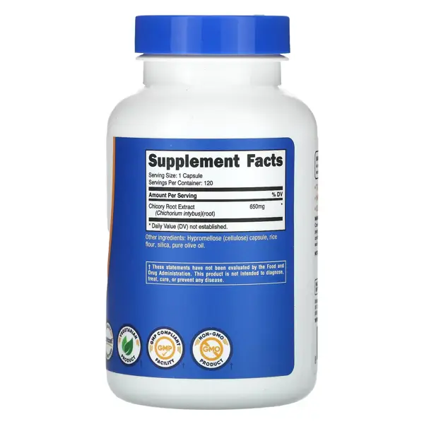Nutricost Chicory Root 650 mg Capsules